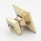 Gliderite Hardware 1-3/8 in. Champagne Gold Modern Square Cabinet Knob, 5PK 5101-CHPG-5 - alternate 3